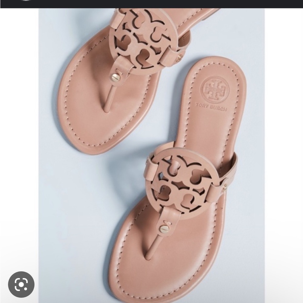 TORY BURCH MILLER SANDALS- Light Makeup